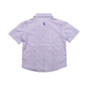 Men's - Gameday Guayabera - Purple Short Sleeve Shirt