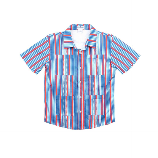 Guayabera - Liberty Stripe Short Sleeve Shirt