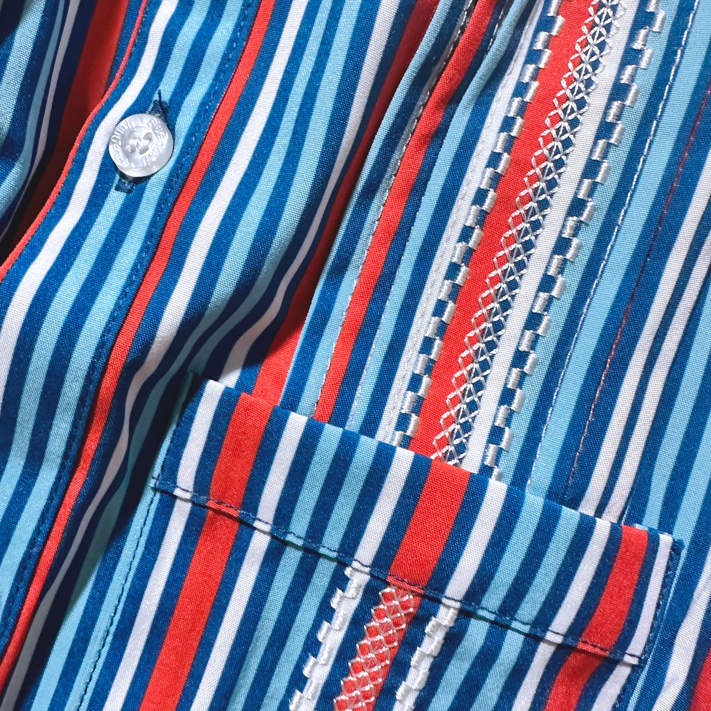 Men’s - Guayabera - Liberty Stripe Short Sleeve Shirt