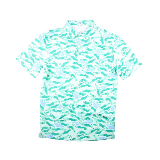 Men's - Golf Camo Polo Short Sleeve Shirt
