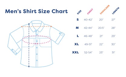 Men’s - Blaze Orange & Khaki Long Sleeve Shirt
