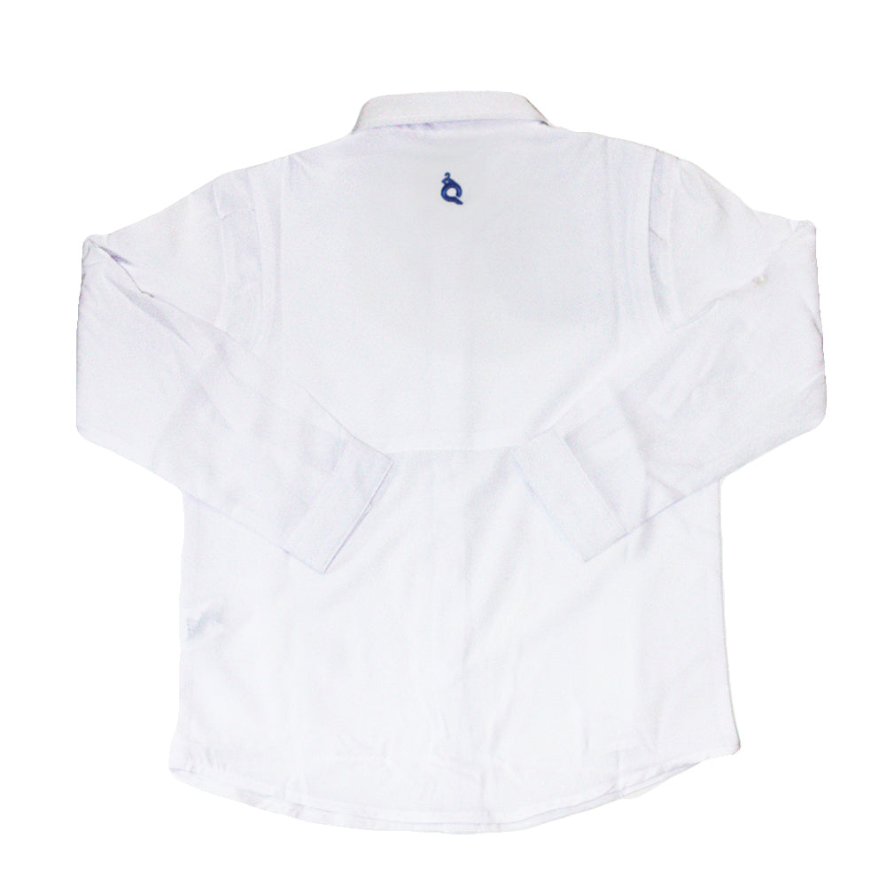 White & WestTX Camo Patch Long Sleeve Shirt
