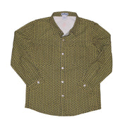 Khaki/Green Shells Long Sleeve Shirt
