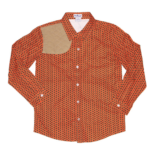 Men’s - Blaze Orange/Green Shells & Khaki Long Sleeve Shirt