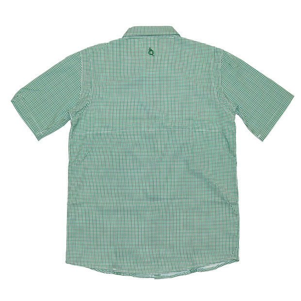 Gameday Guayabera - Green Short Sleeve Shirt