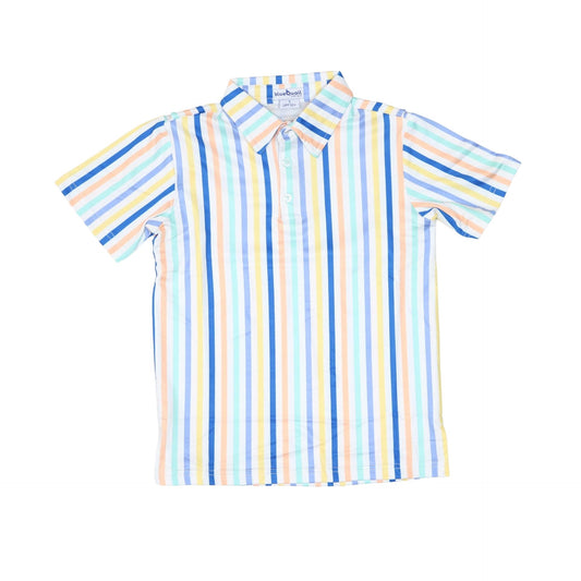Cabana Stripe Polo Short Sleeve Shirt