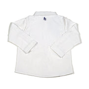 White & Khaki Long Sleeve Shirt